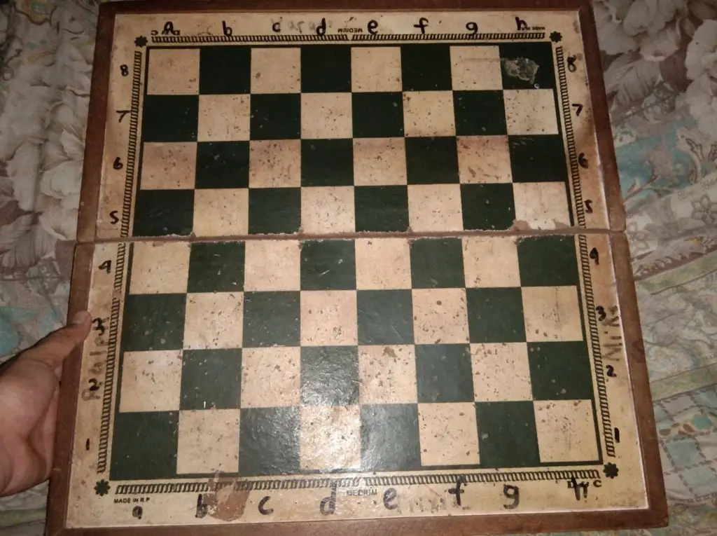Chessboard with notations