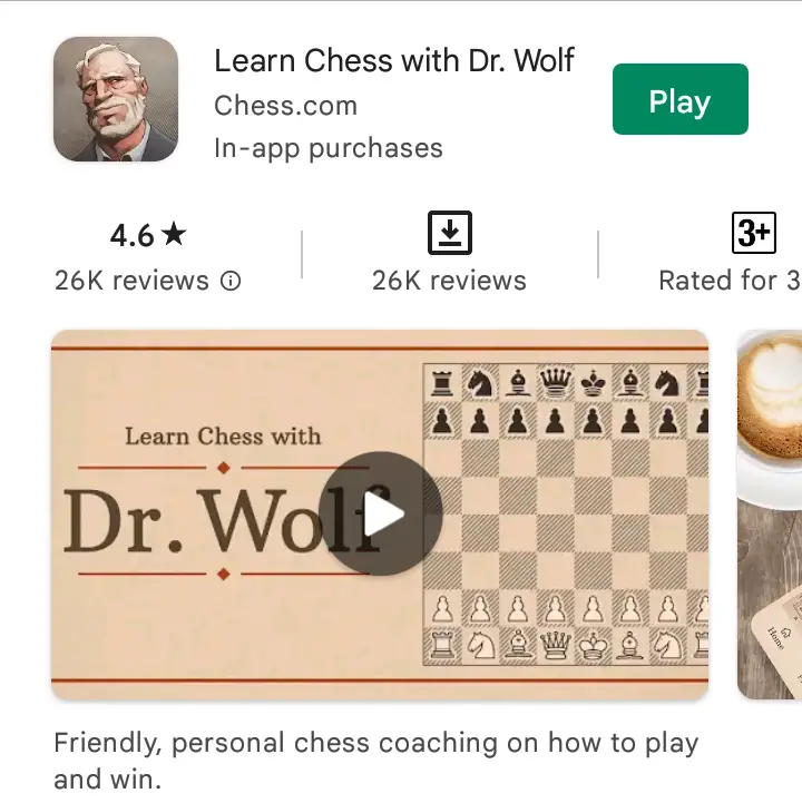Learn Chess with Dr. Wold on playstore