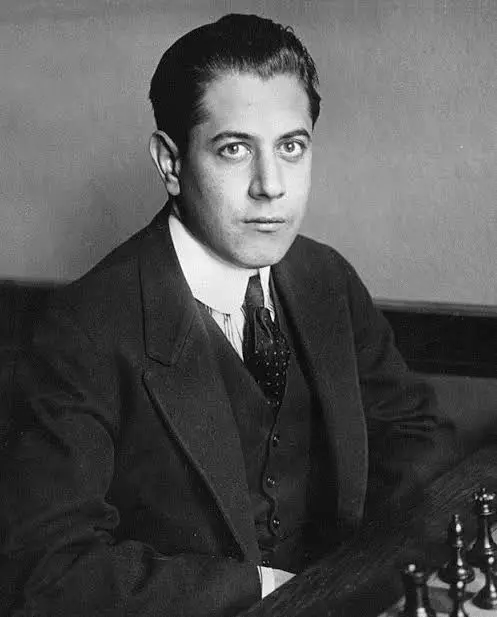 A picture of Jose Raul Capablanca. 