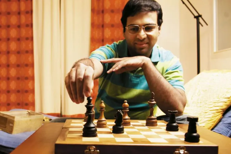 A picture of Vishwanathan Anand. 